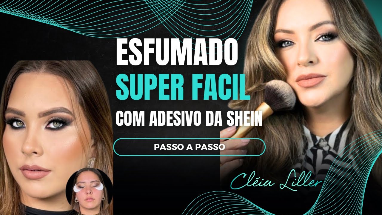 Esfumado Fácil usando adesivo da #shein . Por Cleia Liller