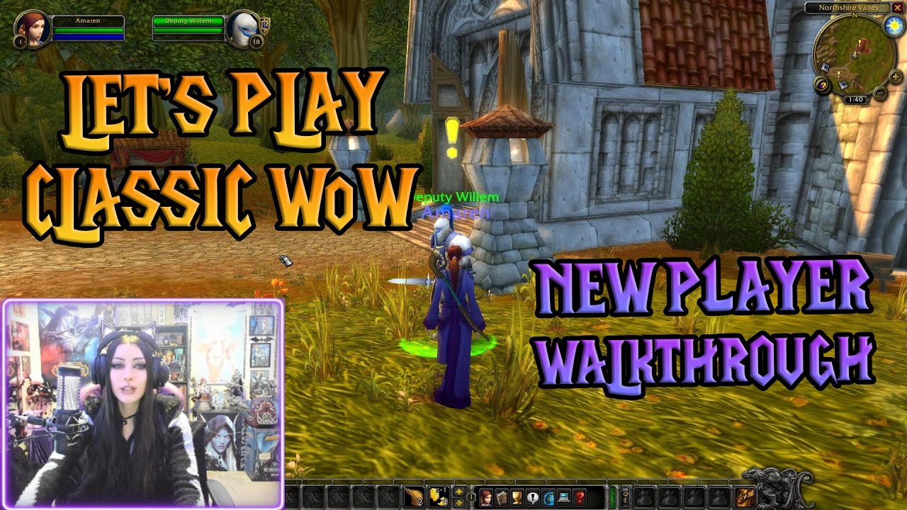 Learn to Play Classic WoW (Part 1) 💜 Walkthrough for New Players | Elwynn Forest Levels 1-10