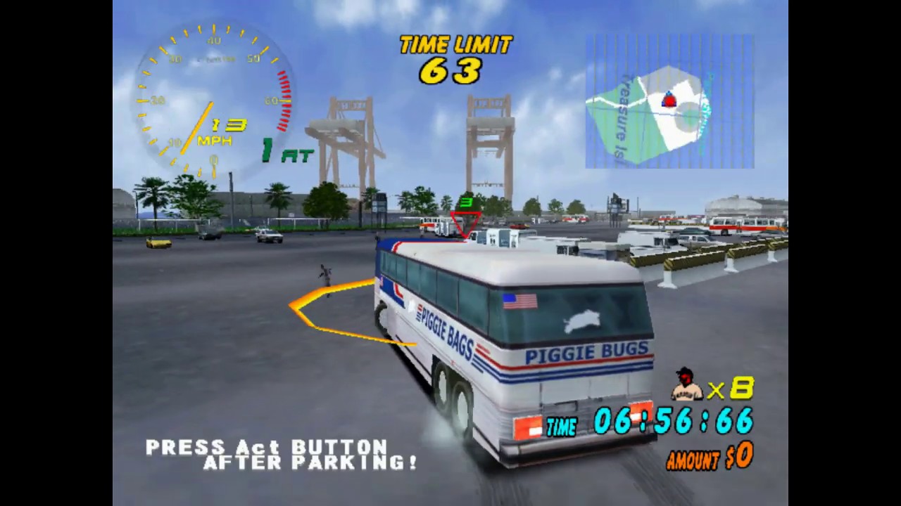 SUPER RUNABOUT GAMEPLAY [DREAMCAST] - MISSION S1 (SCENARIO B)