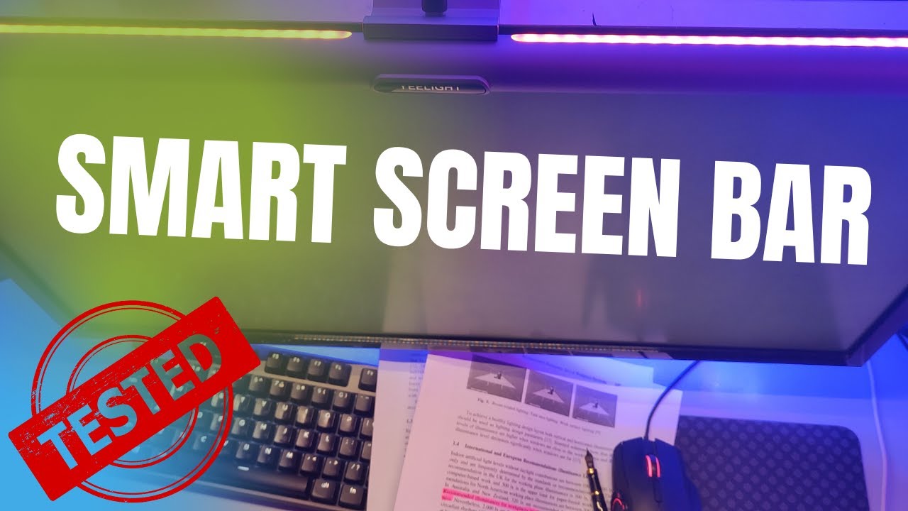 Реально протестировано - Yeelight Smart Screenbar Monitor Light PRO с подсветкой и беспроводным у...