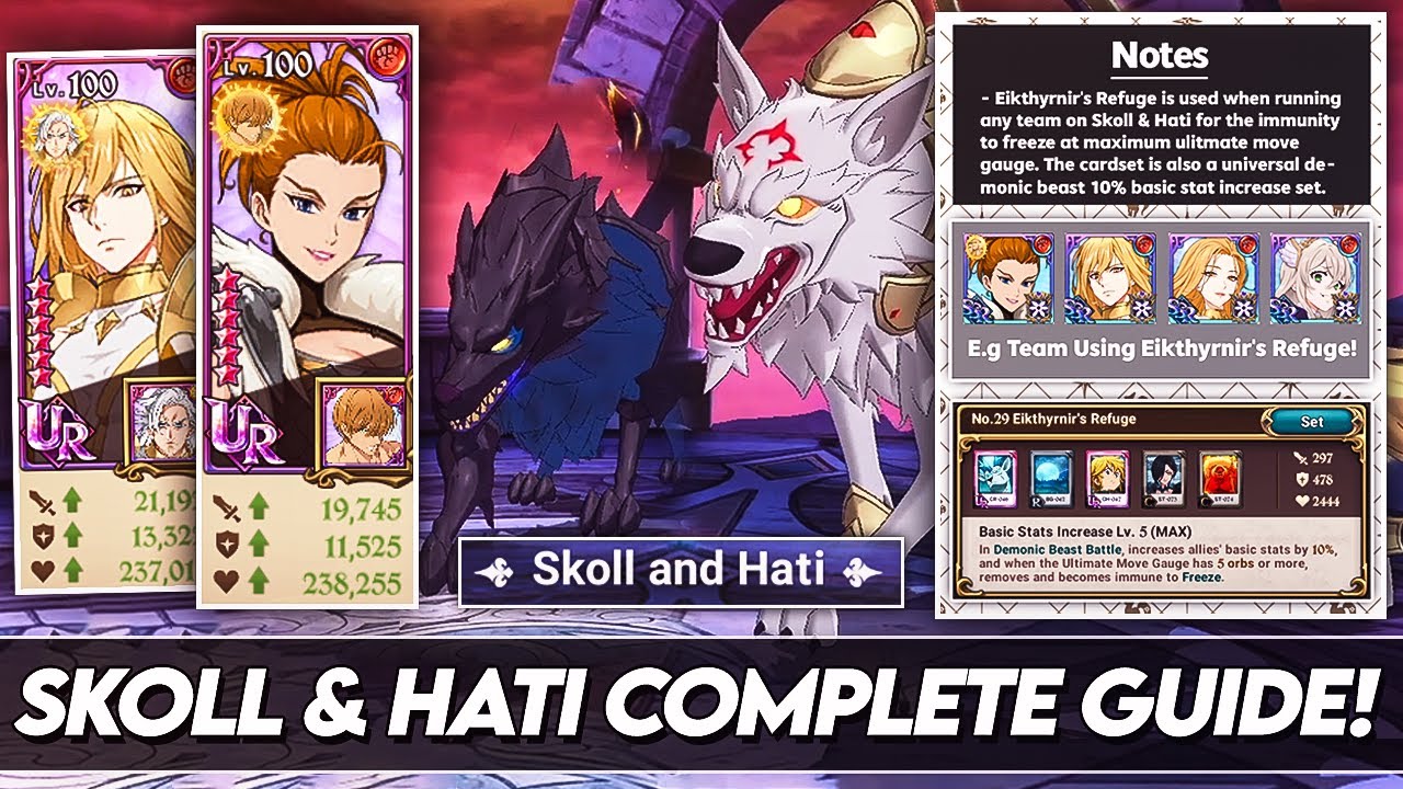 *OUTDATED* READ PINNED COMMENT! Complete Guide To ALL FLOORS Of Skoll & Hati! (7DS Grand Cross)
