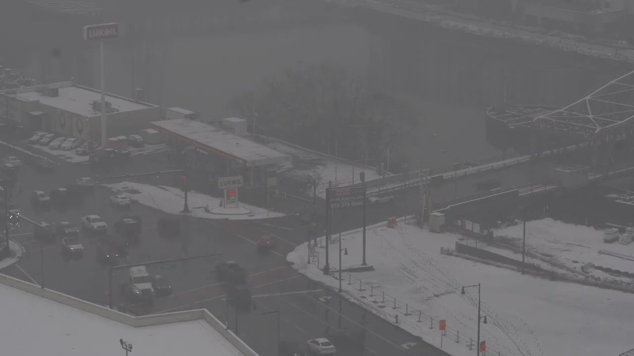 Snow day! Rooftops downtown - Newark NJ