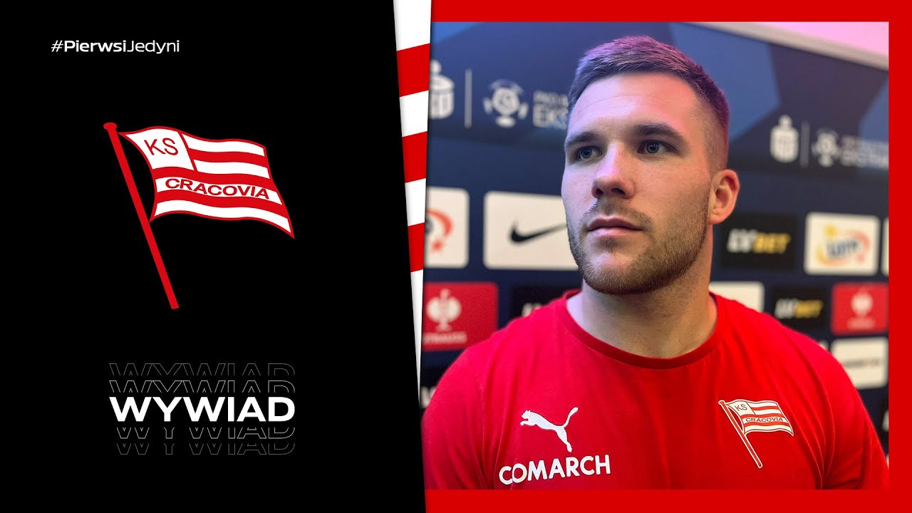 Benjamin K&auml;llman po meczu Śląsk Wrocław - Cracovia