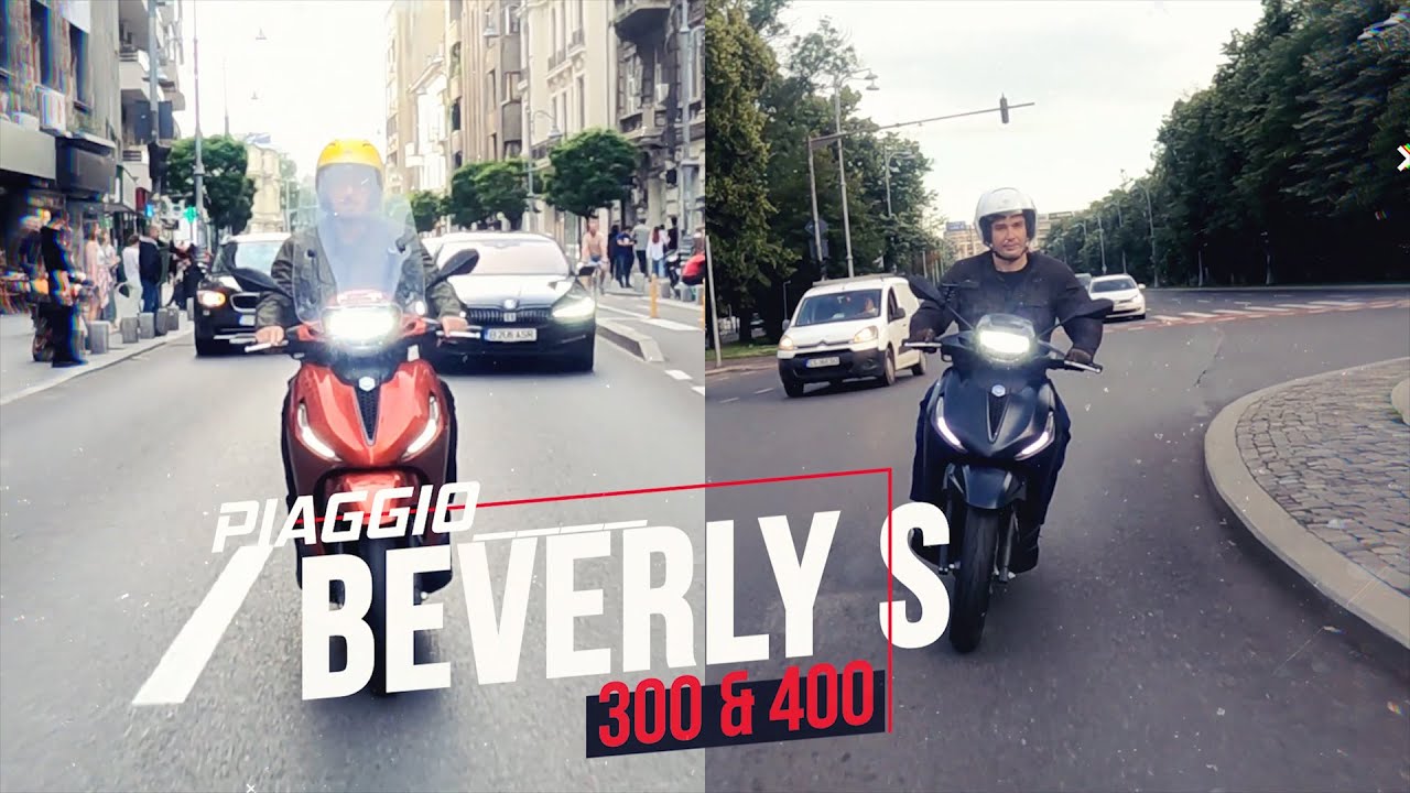 Piaggio Beverly S 300 vs Piaggio Beverly S 400 2021-2022 | motoRoute #inthecity