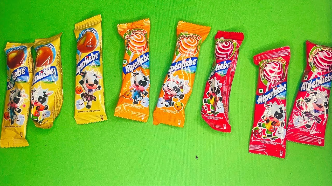 ASMR Satisfying Video | Most Popular Candy | Lollipops | Lollypop | Alpenliebe | Unwrapping