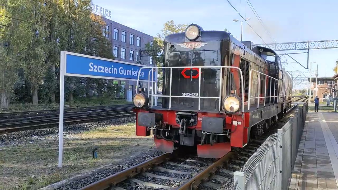 SM42-2318+CYSTERNA do Szczecin Port Centralny   (Kolej Bałtycka - Cargounit)