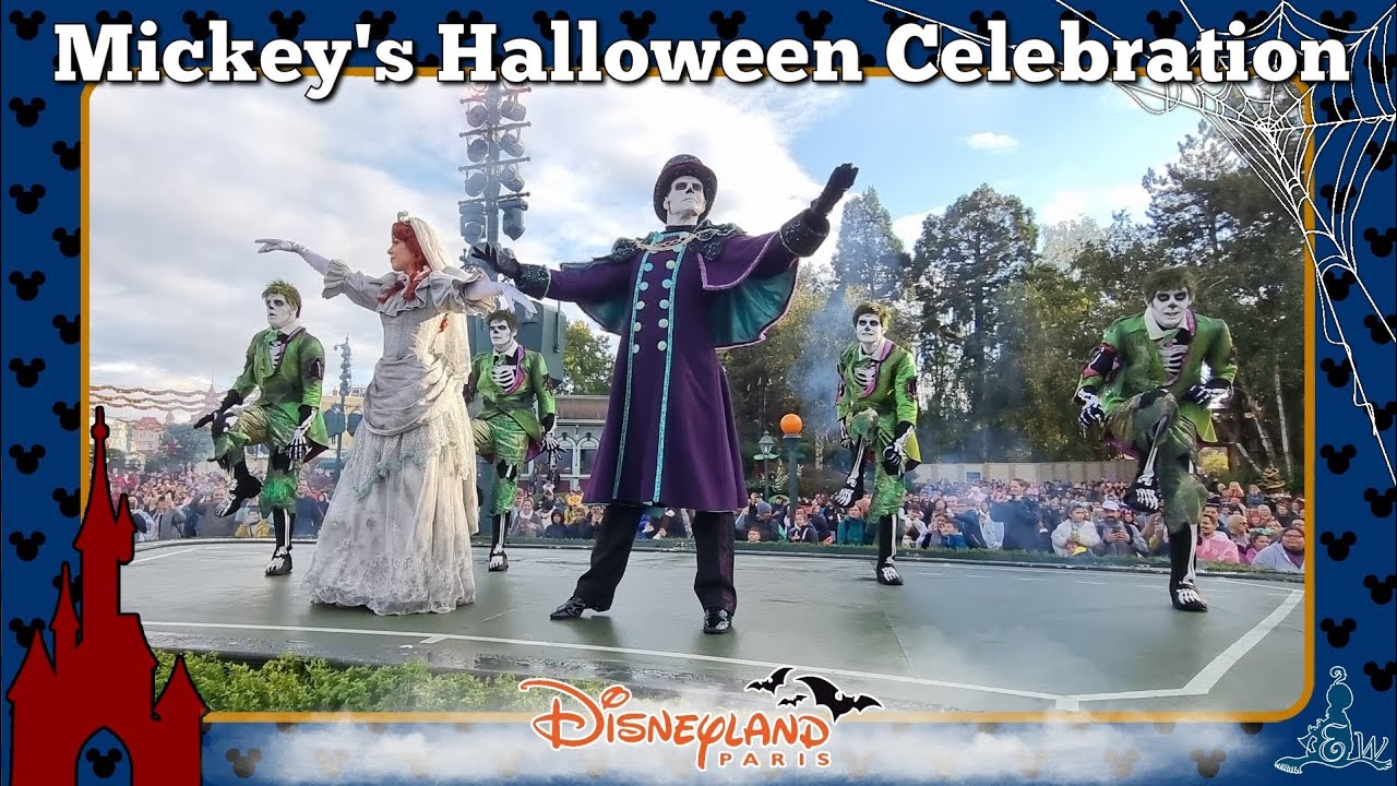 [Disneyland Paris 4K] Mickey's Halloween Celebration (2) - 🎃 Halloween Season 2024