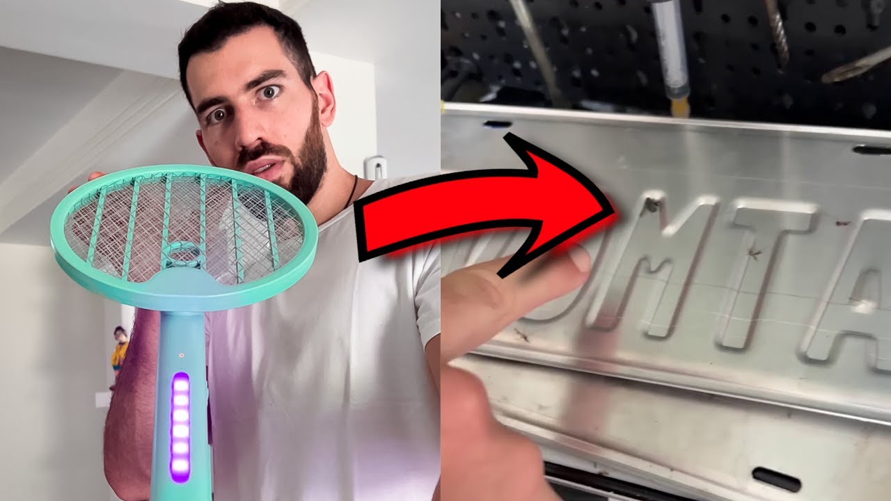 Essa raquete lampião atrai e elimina mosquitos automaticamente!