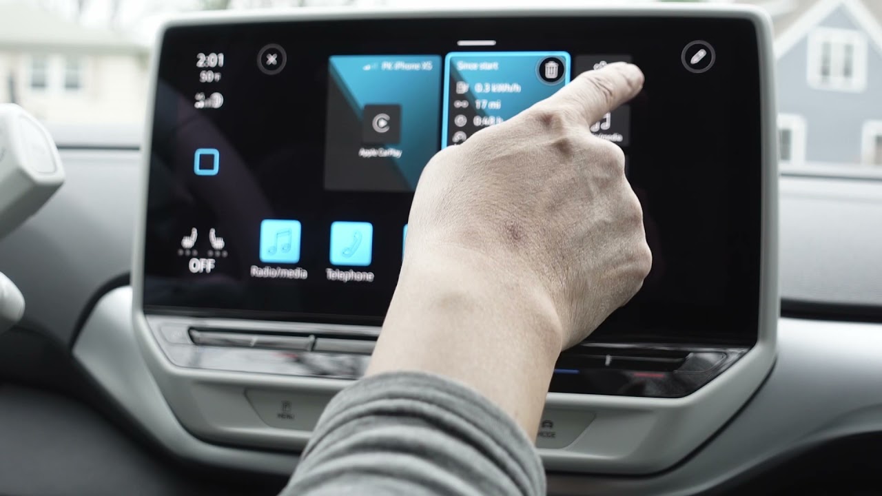 VW ID.4 Customize the Center Console Screen Display