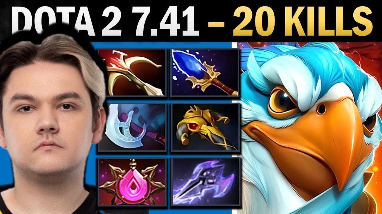 Kez Dota 2 7.41 with 20 Kills and Enchanters - Dota 2 Gameplay