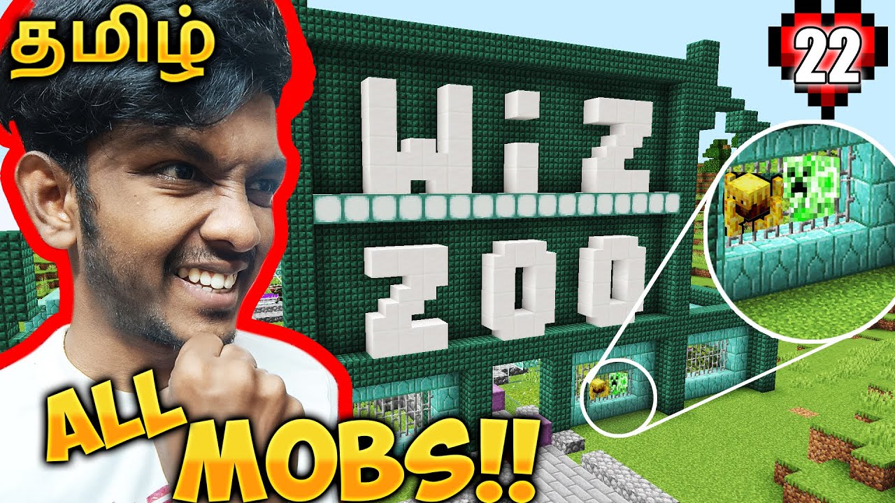 This MOB ZOO took 20 hours to make in Minecraft tamil...