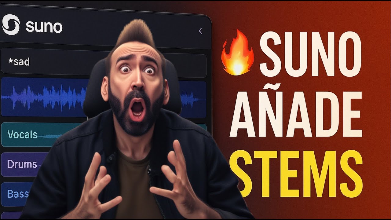 🔥 SUNO ahora permite SEPARAR STEMS: ¡Esto cambia TODO!