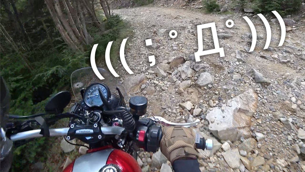 Triumph Street Scrambler | 林道川上牧丘線