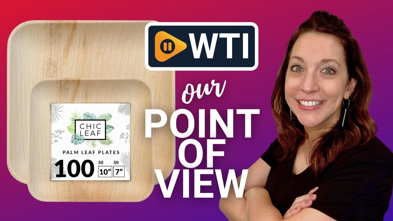 Chic Leaf Palm Leaf Disposable Plates | Our Point Of View