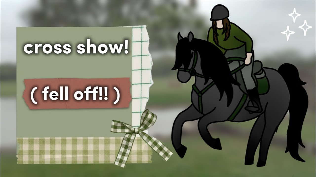 ★ | cross show with blitzen! ( i fell of! 🫣 ) |  ‧₊ ᵎᵎ 🌱 ⋅ | #wildhorseisland #whi #wildhorseislands