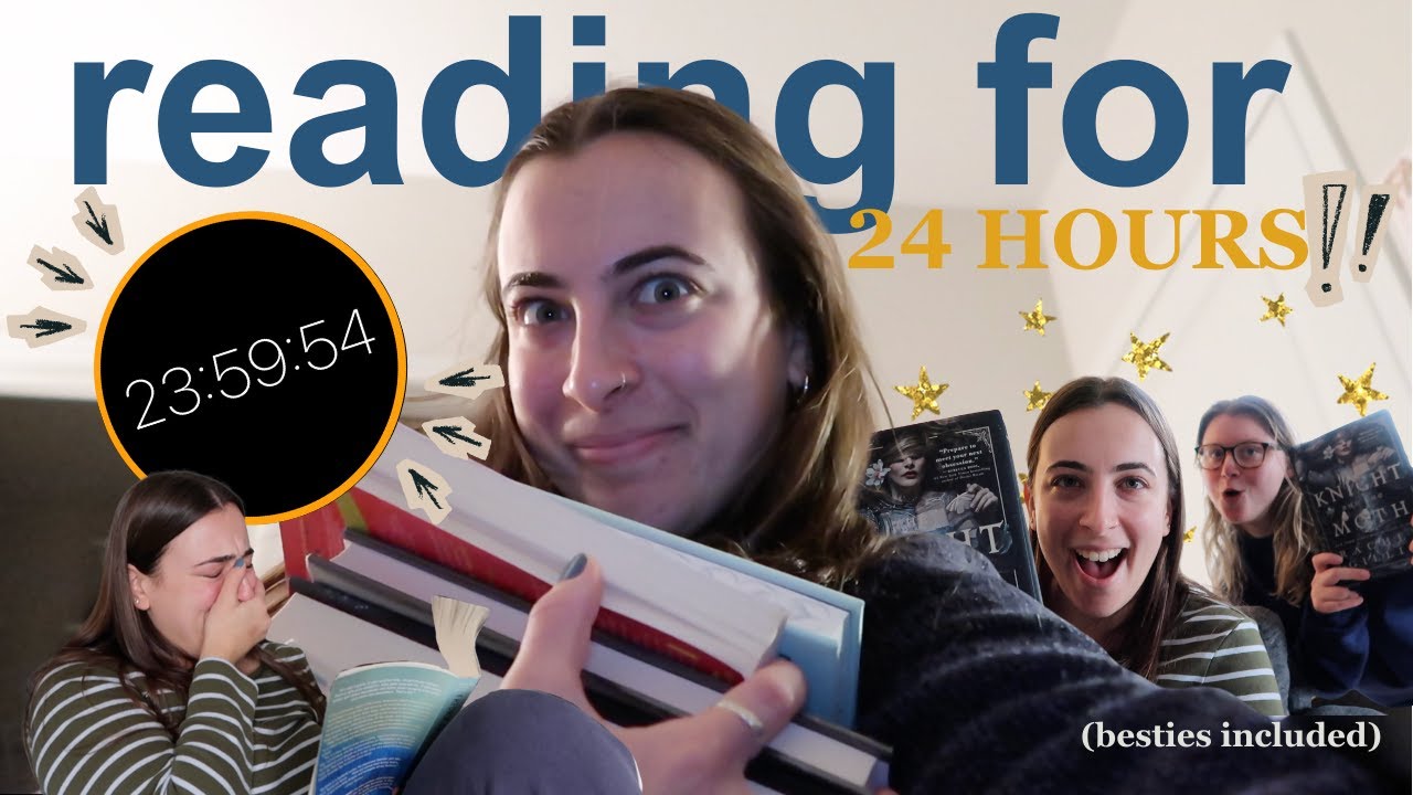 24 HOUR READATHON | how much can i read in 24 hours? 🎧📚