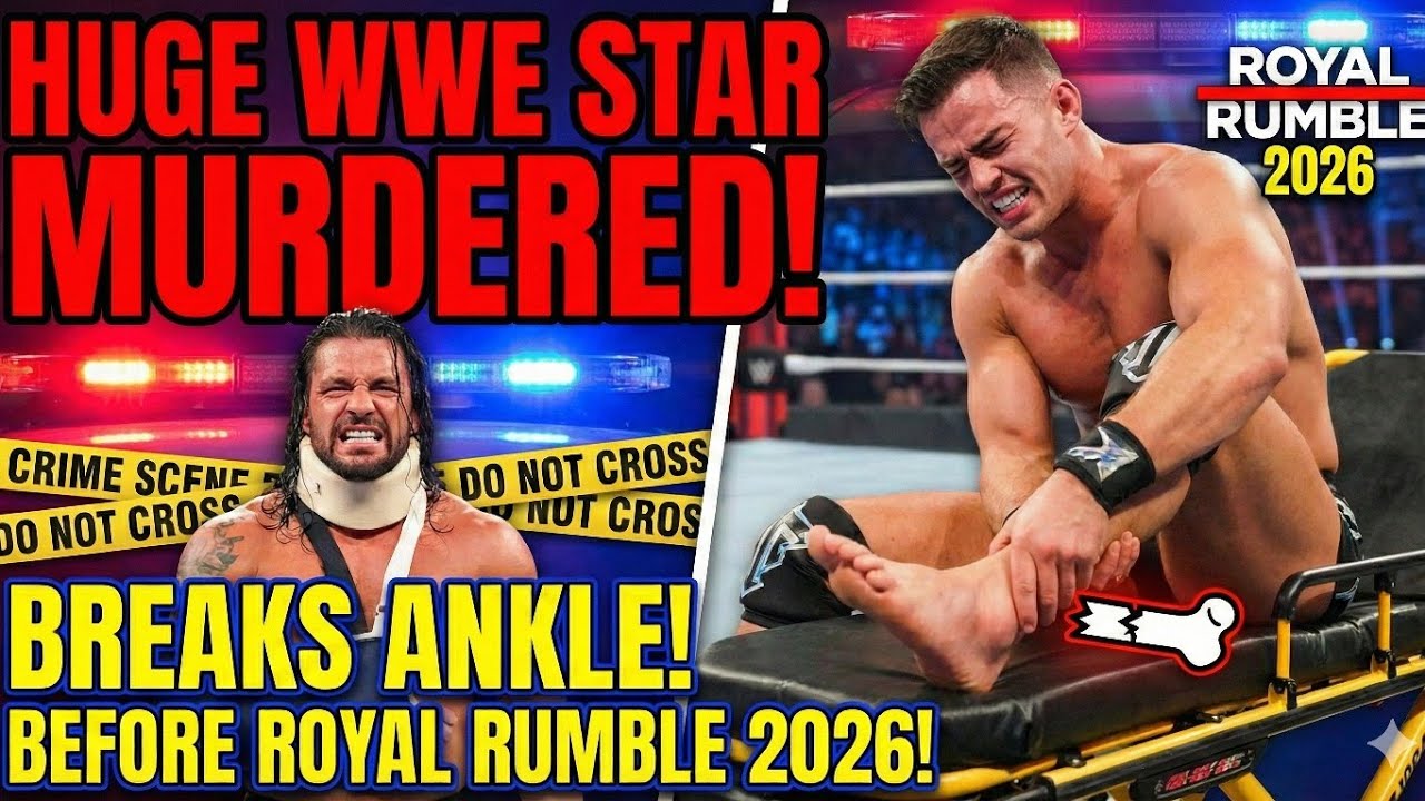 HUGE WWE Star MURDERED! WWE Wrestler BREAKS Ankle Before Royal Rumble 2026!