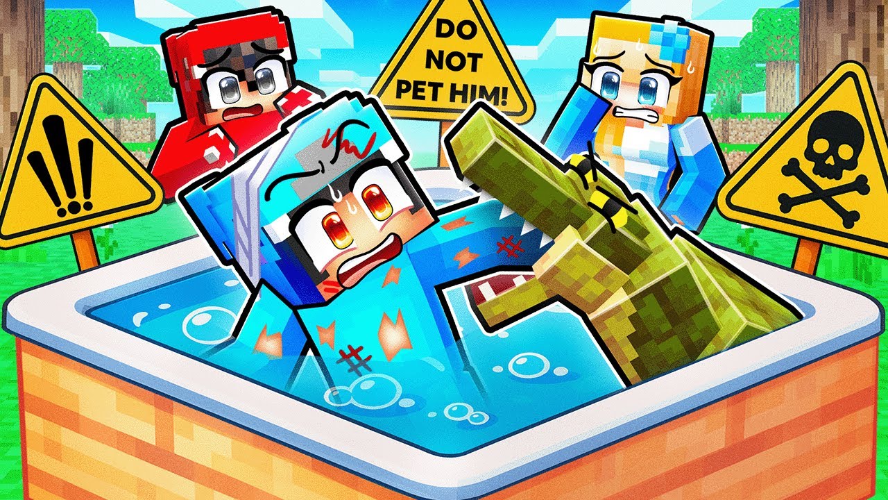 DO NOT PET the ZOO ANIMALS in Minecraft...