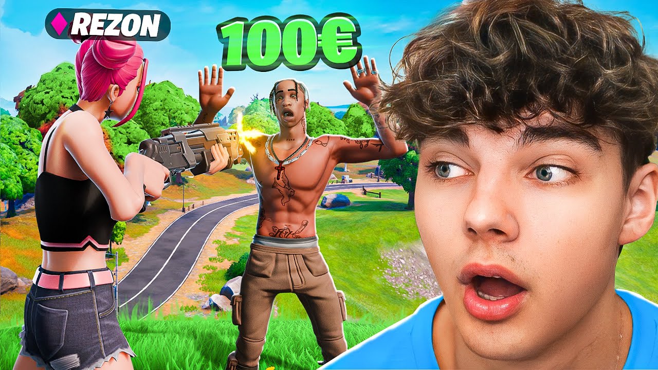 FORTNITE ABER PRO KILL = 100€ FÜR REZON AY! 🤑