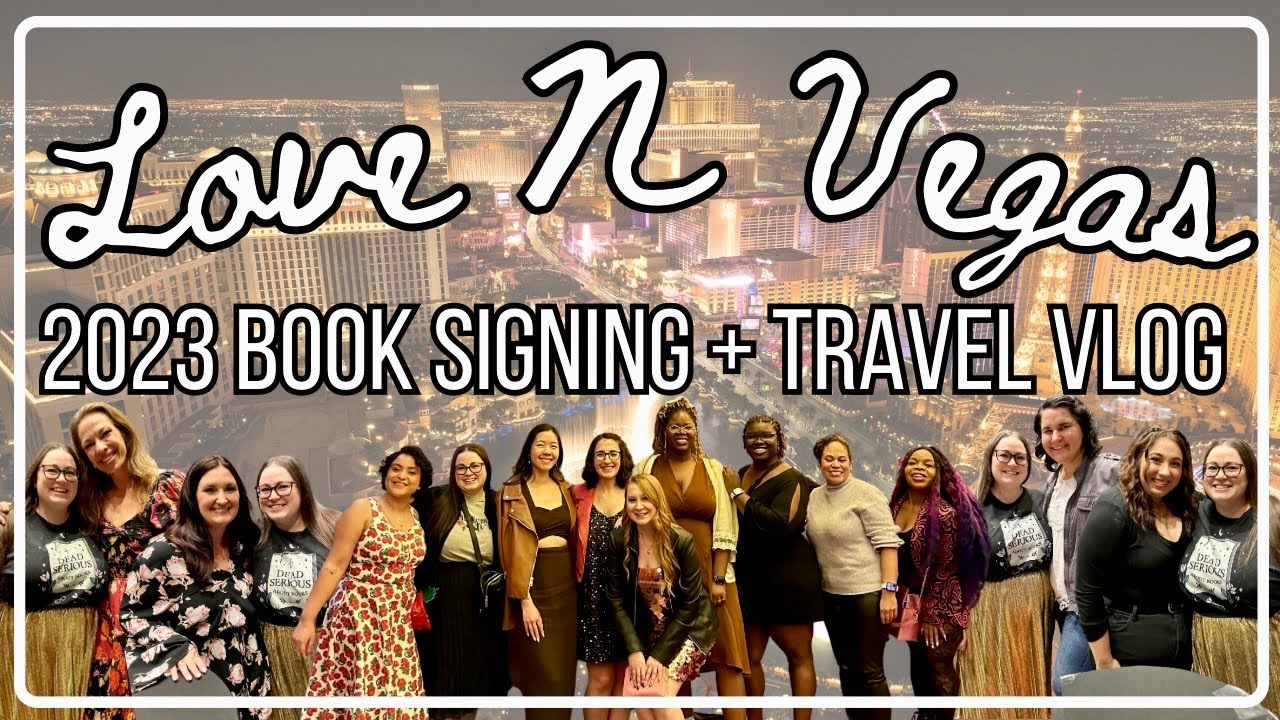 Love N Vegas 2023 | romance book signing + travel vlog!