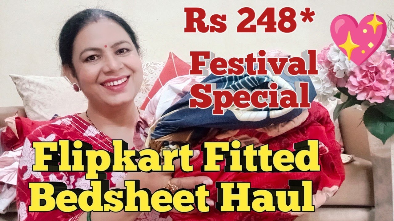 Flipkart Fitted Bedsheet Haul 💕 Fitted Bedsheet Haul 💕 Bedsheet Haul 