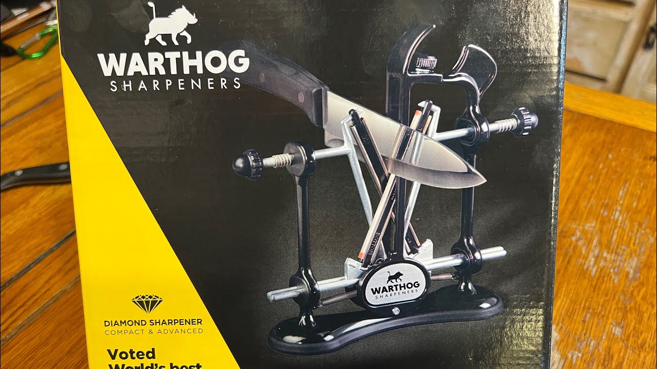 Лучшая точилка для ножей. Warthog Vsharp A4 Diamond Sharpen, компактная, продвинутая, простая в и...