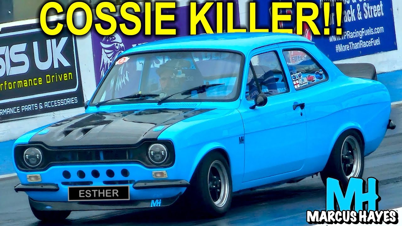 Обгоняю ВСЕХ на дрэг-стрипе на своём ST170 Mk1 Escort! 💪 *УБИЙЦА КОССИ* 😃