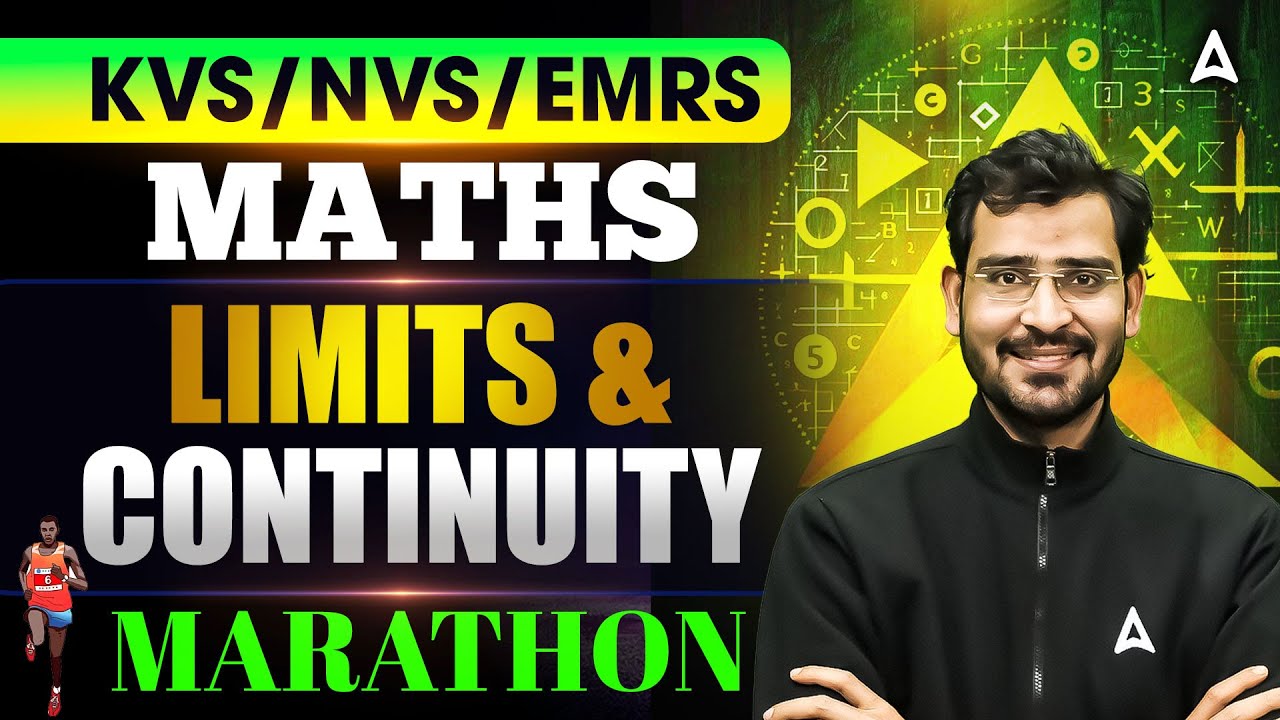 KVS NVS EMRS Maths Marathon | KVS NVS EMRS Maths Complete Limits & Continuity Concepts & Questions