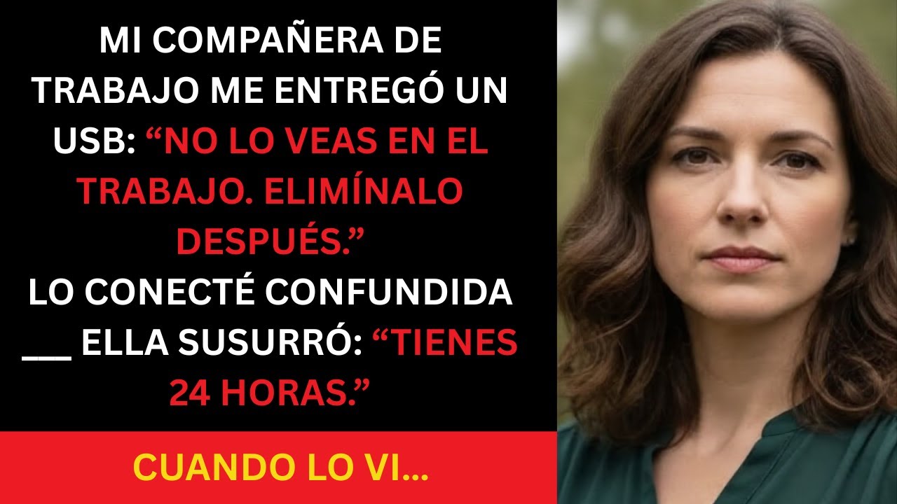 MI COMPAÑERO DE TRABAJO ME DIO UNA MEMORIA USB QUE DECÍA: “BORRAR DESPUÉS DE VERLA” — CUANDO LA ....