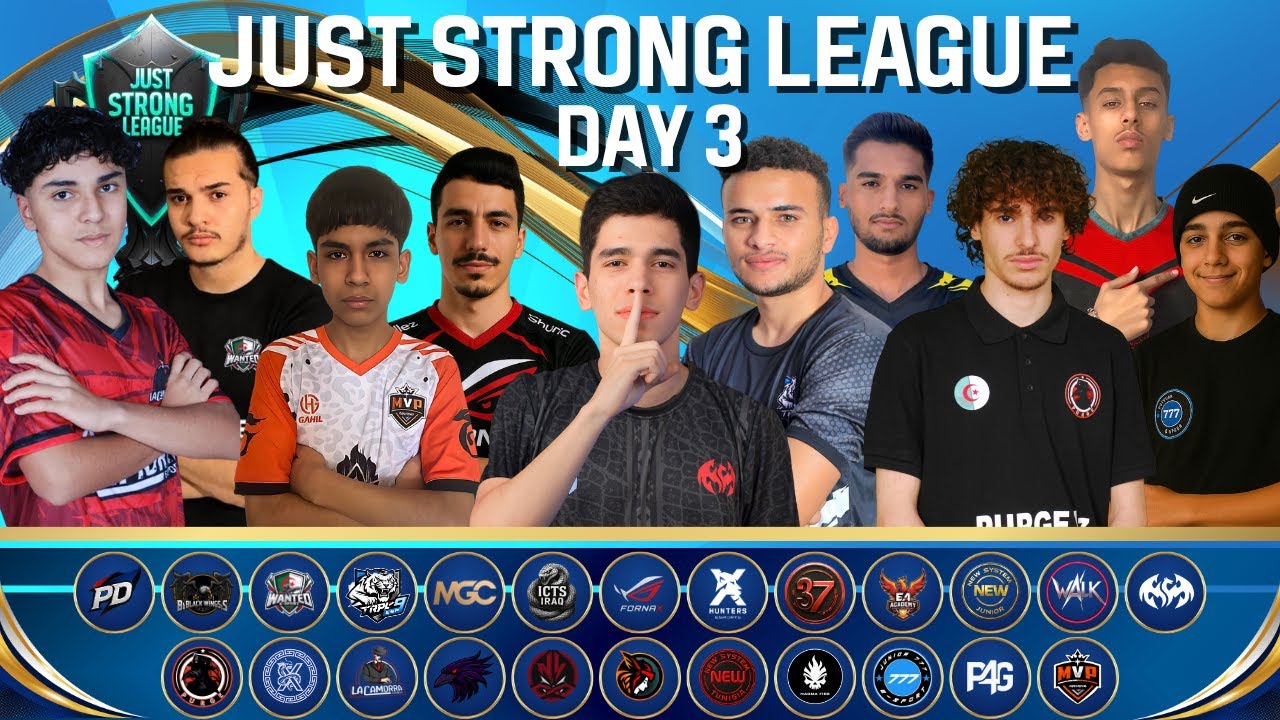 JUST STRONG LEAGUE -DAY 3- AxD & BxC