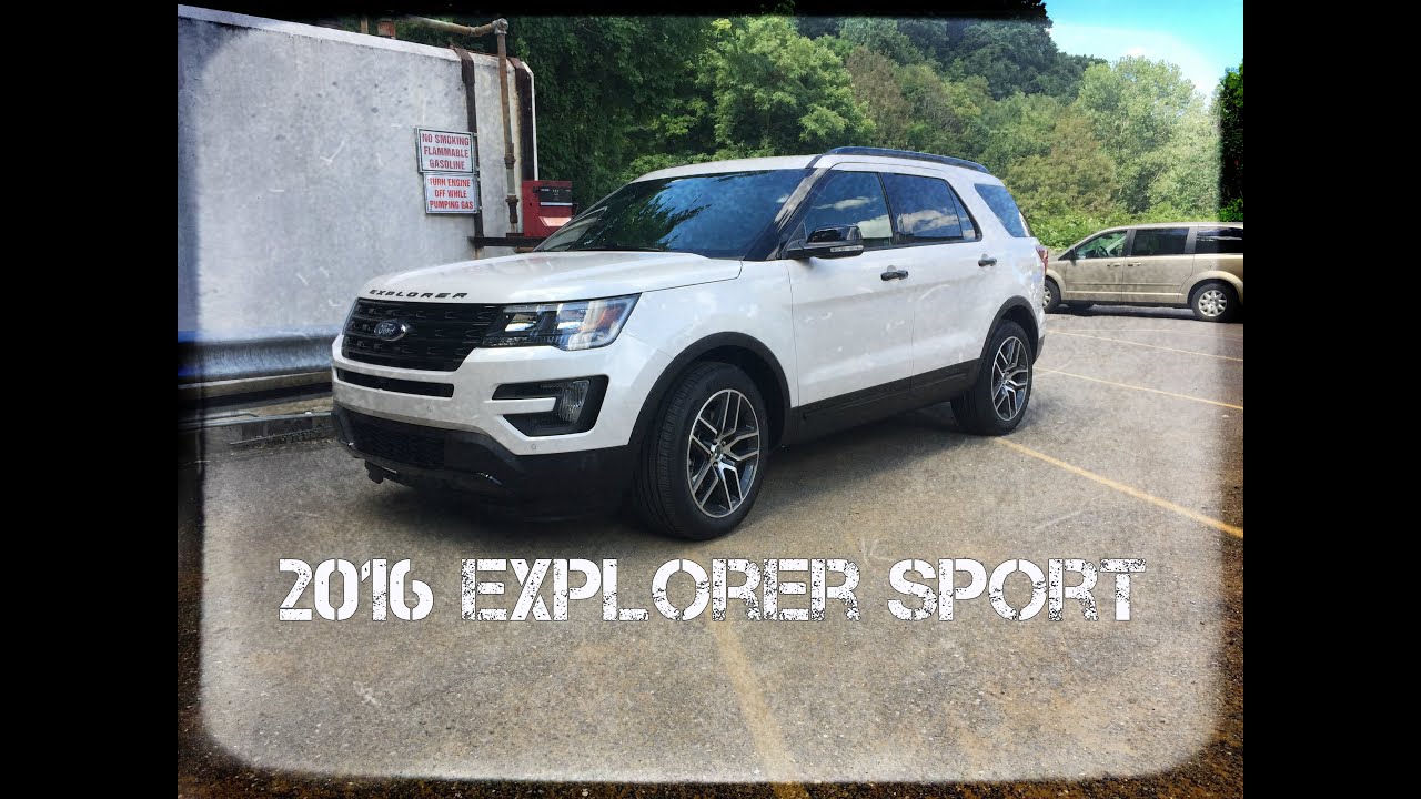 2016 Ford Explorer Sport Review 3.5L EcoBoost Twin Turbo - Test Drive and In Depth Look