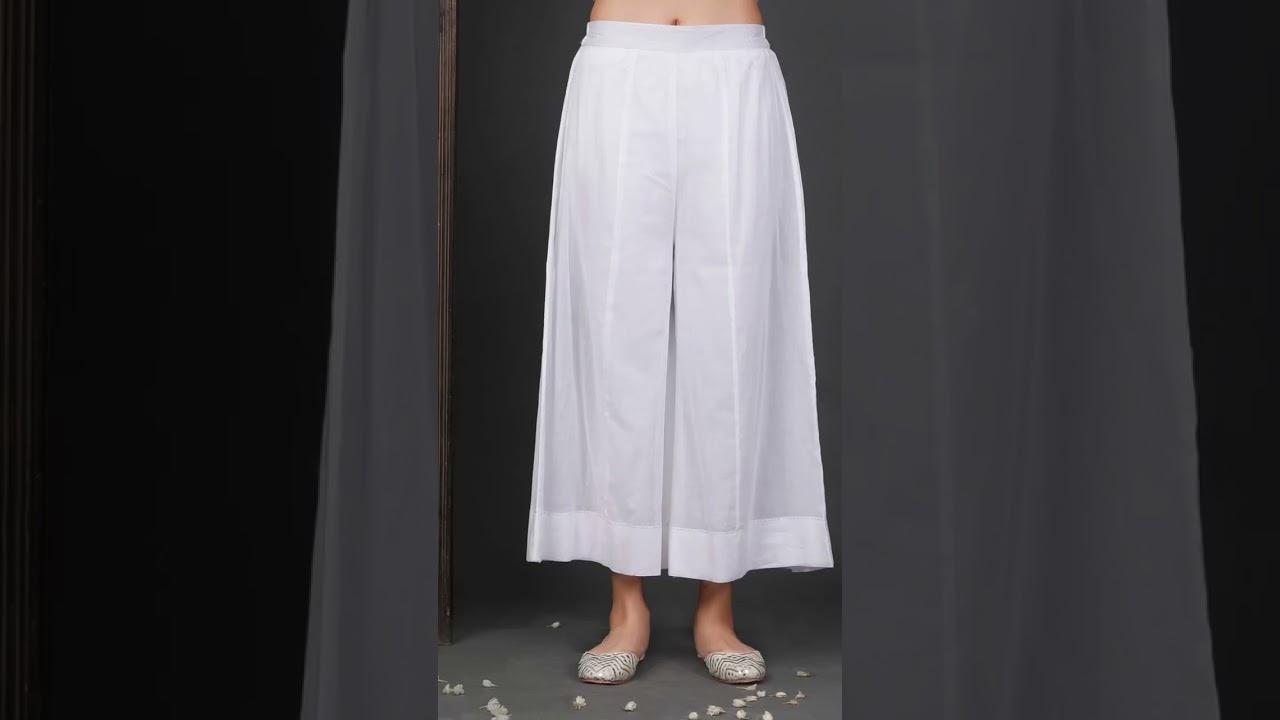 White cotton culottes #summerclothing #summermusthaves #clothingbrand