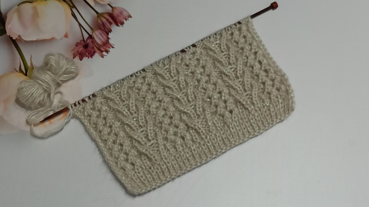 Bu model başka yerde yok/Zarif Ve Kolay İki Şiş Örgü Modeli 🎉 /Knitting Crochet