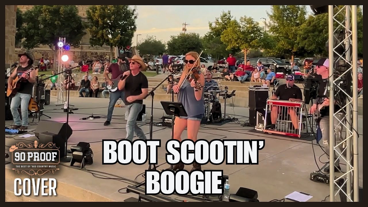 Boot Scootin' Boogie (Brooks & Dunn cover) by 90 PROOF Country at Azle 2024 Summer Concert Series
