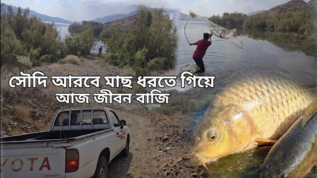 সৌদি আরবে মাছ ধরতে জীবন বাজি রাখলাম | Fishing in Saudi Arabia is a life-threatening risk | Fishing |
