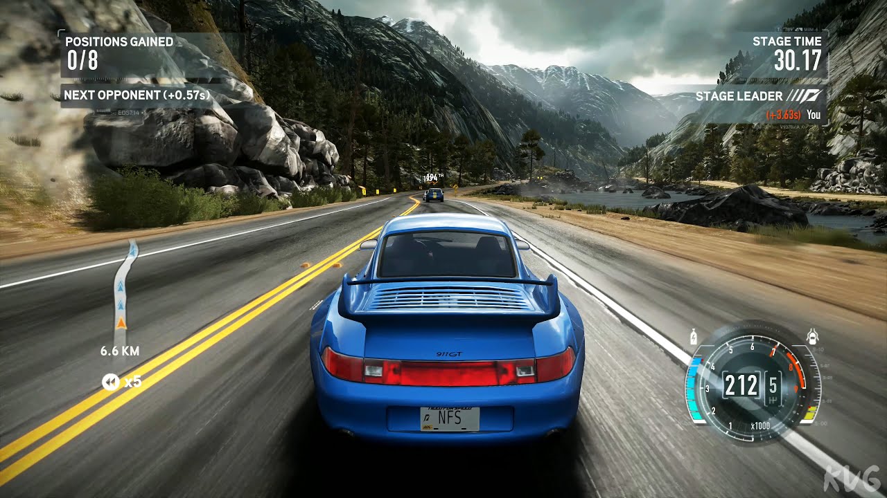 Need for Speed: The Run - Porsche 911 (993) GT2 (Style Bodykit) 1996 - Gameplay (PC UHD) [4K60FPS]