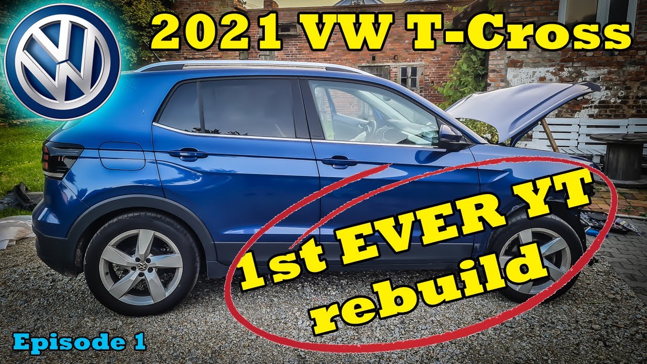 First ever 2021 VW T-Cross rebuild on YouTube. Rising from the wreck - Episode 1 - NEW PROJECT!!!
