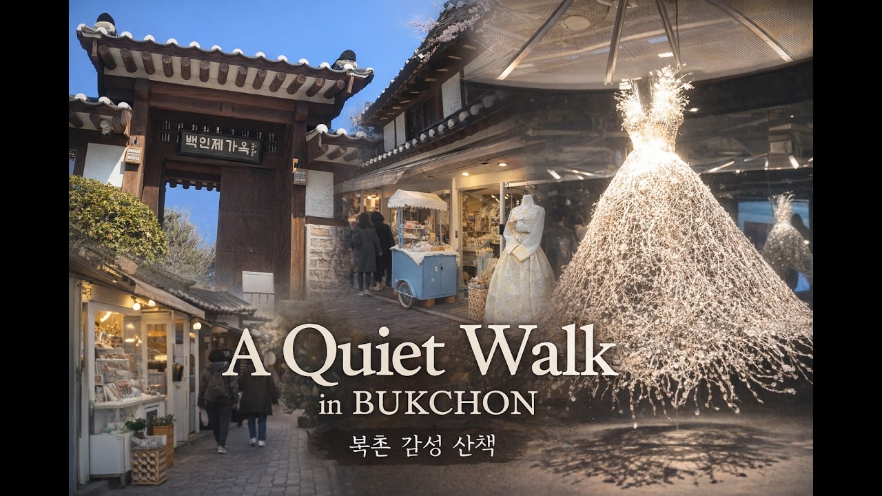 A Quiet Walk in Bukchon | Hanok, Streets, and Korean Crafts