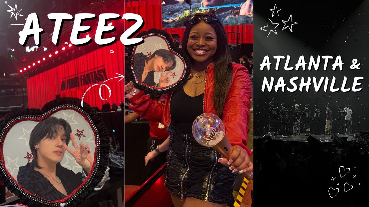 ATEEZ CONCERT VLOG | In Your Fantasy [Atlanta & Nashville]