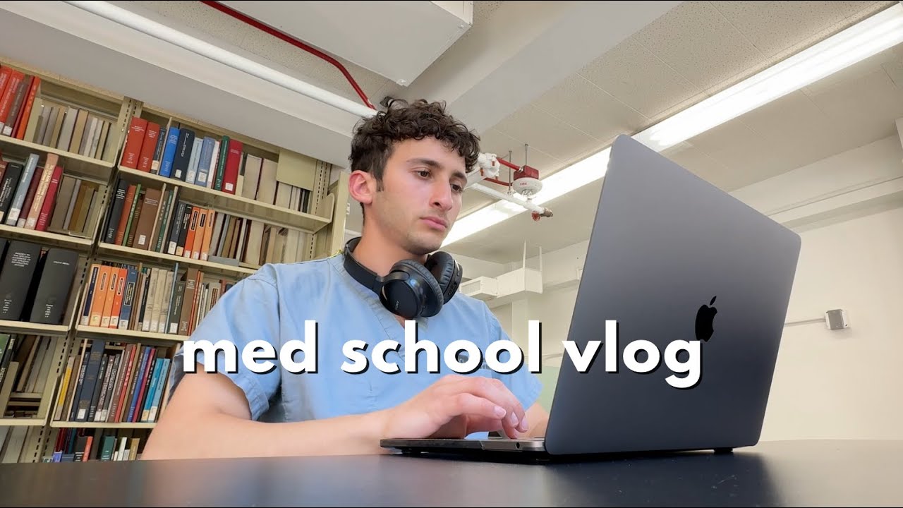 medical school week in the life 🦋💻 🎧 (studying, scrubbing in for the first time, reflecting)