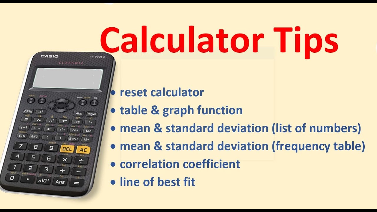 Tricks and tips Casio scientific calculator