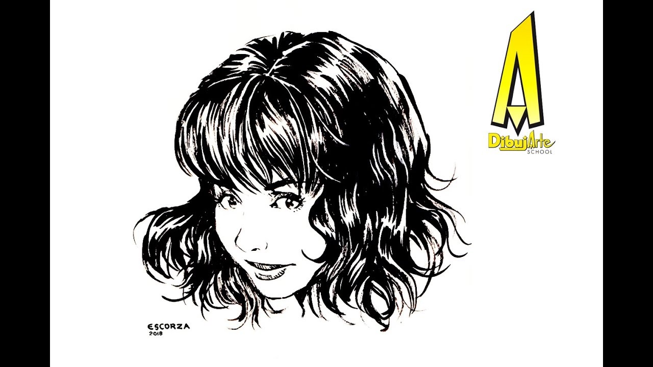 Tips de Dibujo: Brillos en el Cabello Tinta China