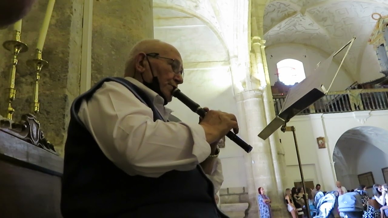 Ricardo Gutiérrez, dulzainero de Pedraza de Campos (Palencia)