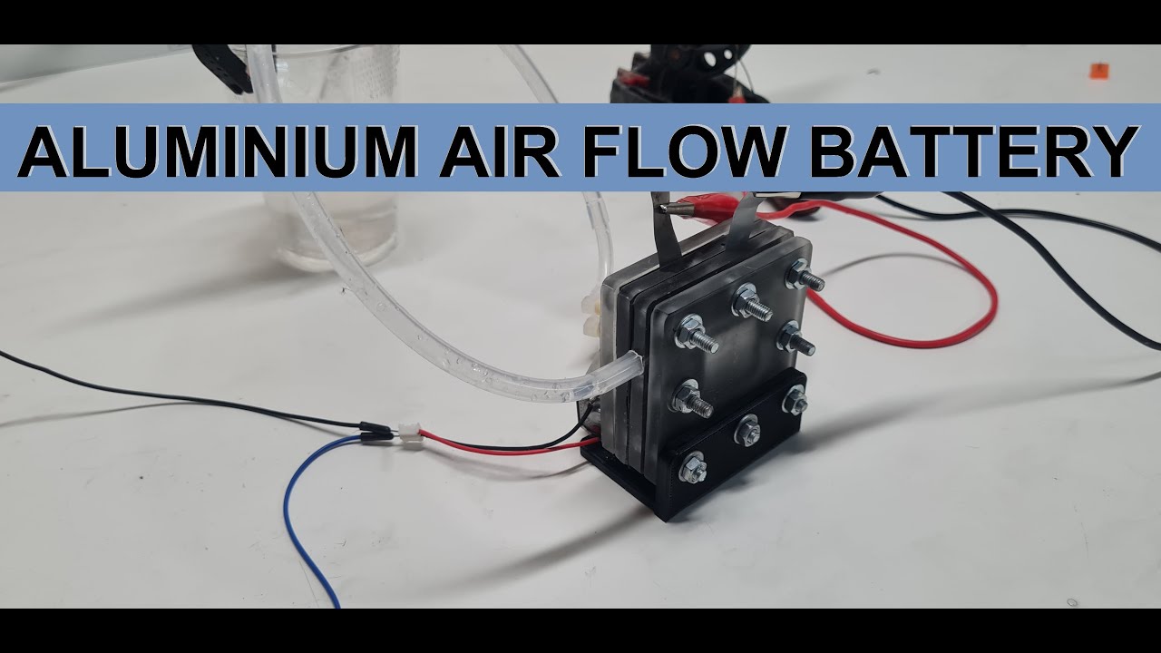 Diy Aluminium Air flow Battery