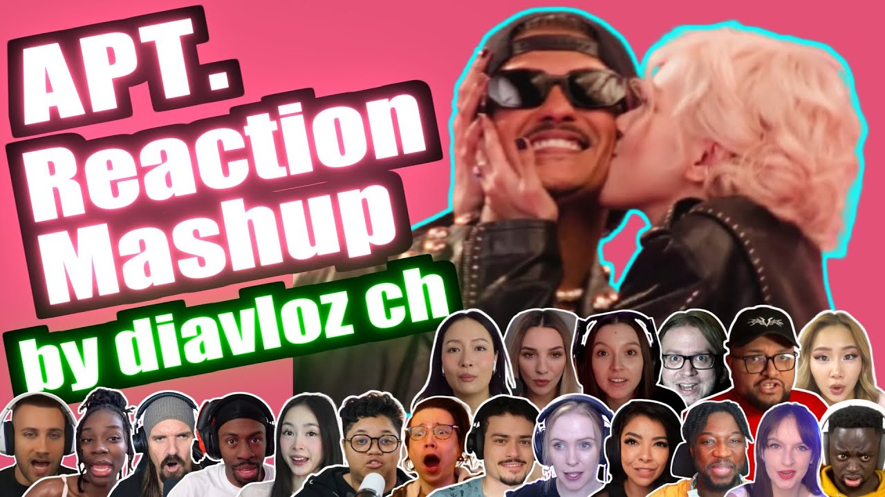 【ROSÉ & Bruno Mars】APT. Reaction Mashup!!!!