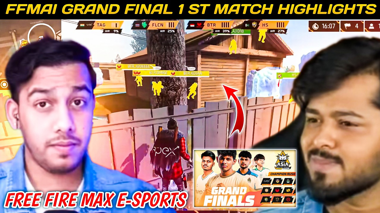 FFMAI GRAND FINAL 1st Match Highlights | Rush Champion 2026 | FF E-Sports #auragaming #nonstopgaming