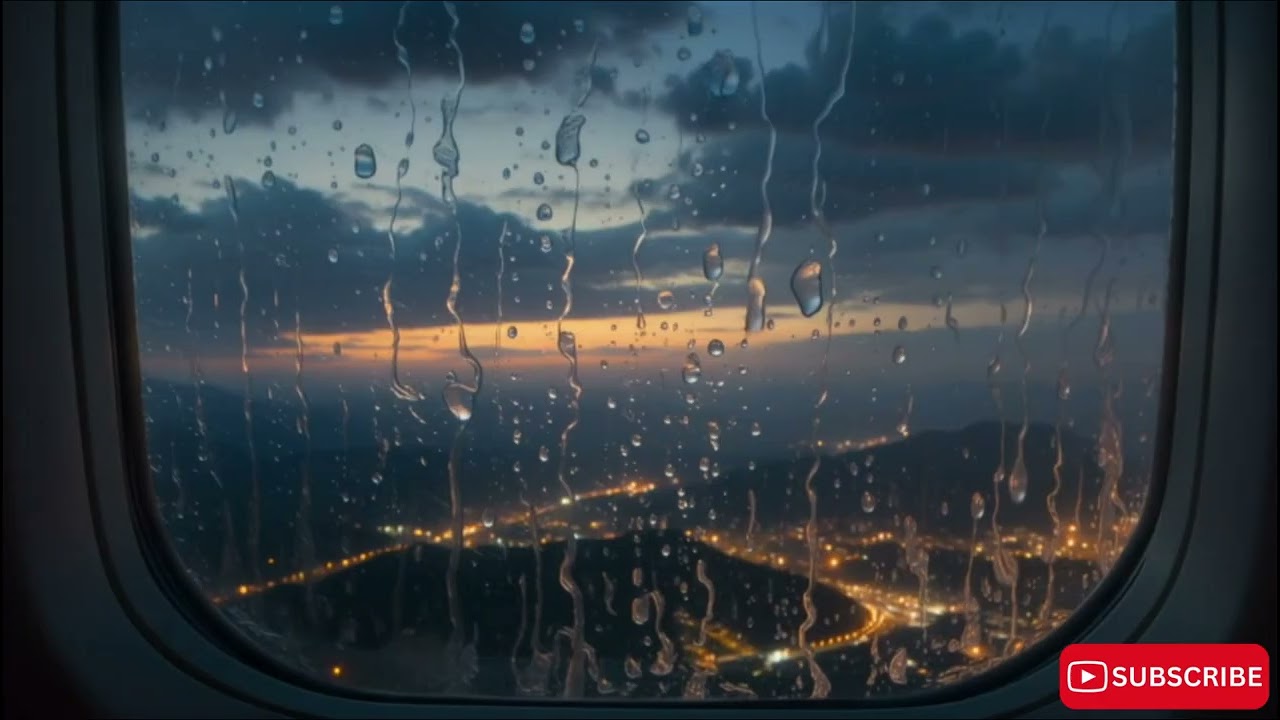 Sleeping on a Night Flight ✈️ Airplane Engine Sound for Deep Sleep (6 Hours)