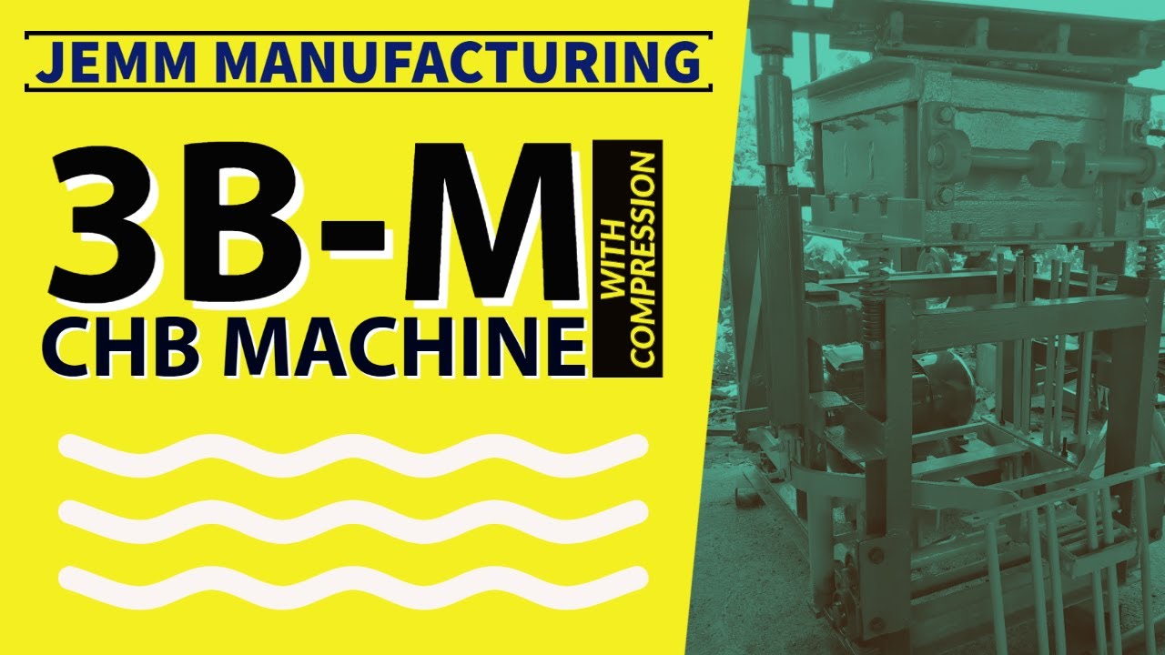 JEMM 3B M Concrete Hollow Blocks Machine with Compression | Porac, Pampanga