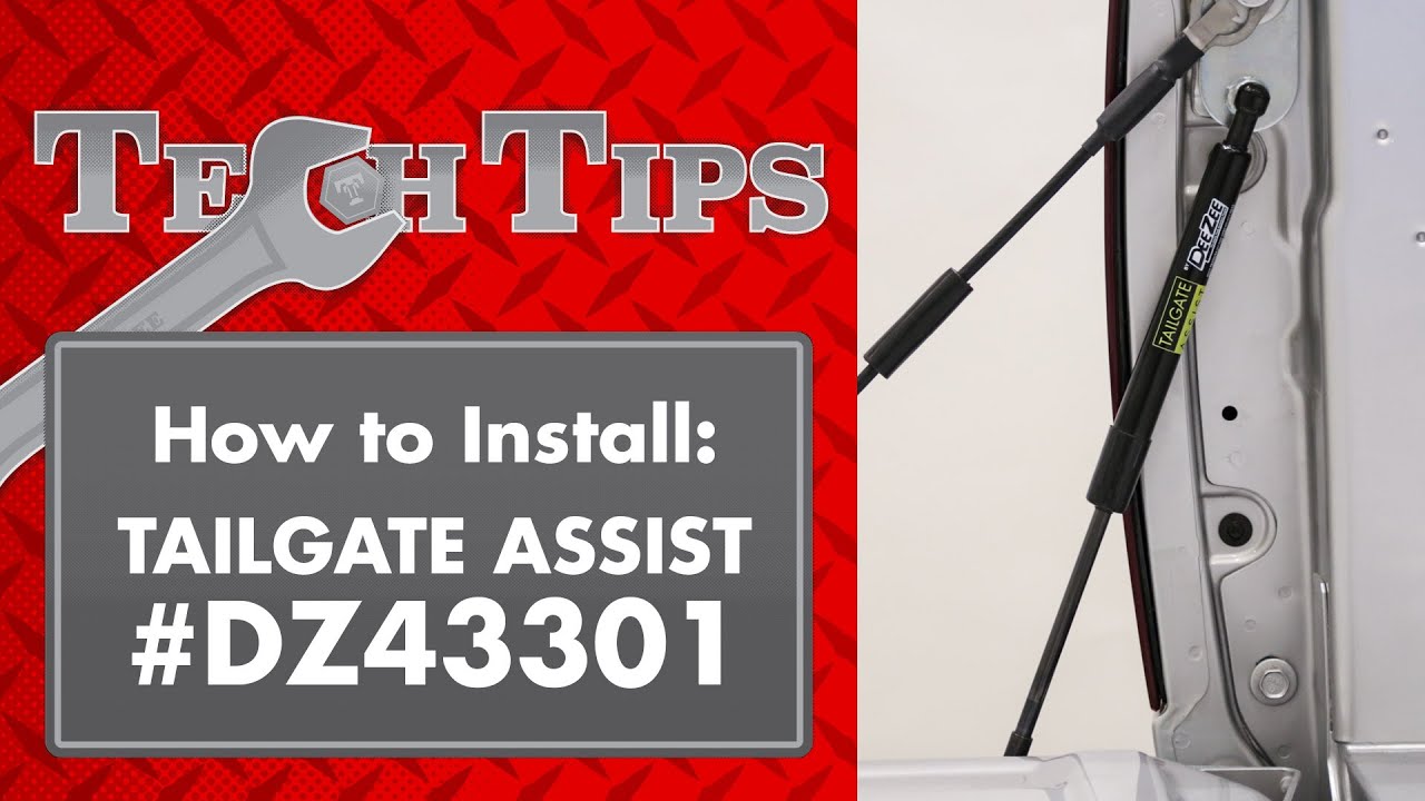 How to Install a Tailgate Assist &ndash; #DZ43301 &ndash; Tech Tips