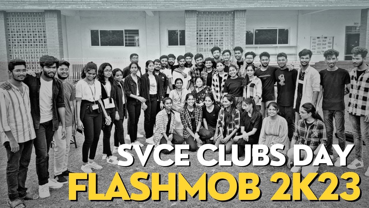SVCE CLUBS DAY FLASHMOB || 2K23 OCT || SVCOLLEGES || DANCECLUB